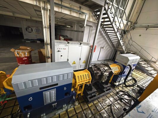 SSCD500-1500/3800 500kW 3183 Nm 伝達タイプ ダイナモメーター試験台システム