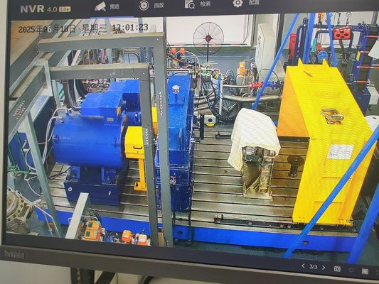 600kW 一対一 強制冷却 換速箱と軸性能試験と信頼性試験ベンチ